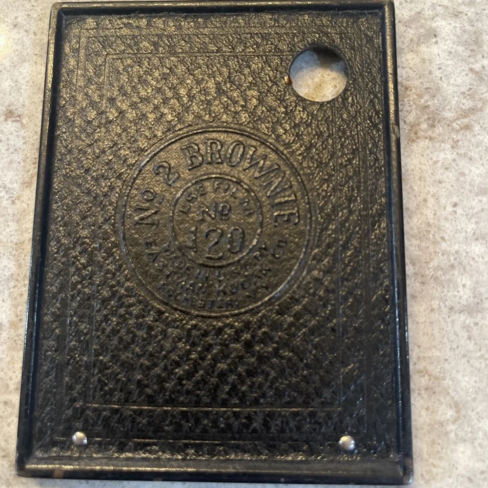 Vintage Parts Only Eastman Kodak Brownie No 2 Camera Box Film 120 Black As Is